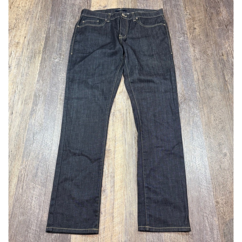 Fidelity Denim Mens Vantage‎ Skinny Jeans Size 34x32 Oxford Dark Indigo USA